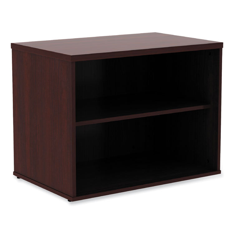 Alera Open Office Low Storage Cab Cred, 29.5w x 19.13d x 22.78h, Mahogany 7