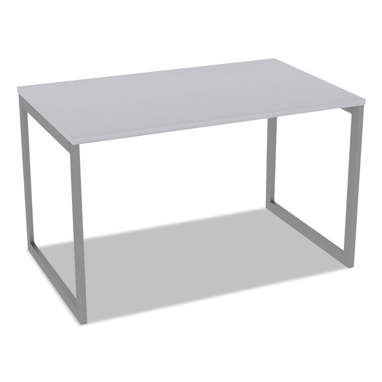 Alera Open Office Desk Series Adjustable O-Leg Desk Base, 47.25 to 70.78w x 29.5d x 28.5h, Silver 6