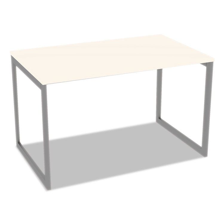 Alera Open Office Desk Series Adjustable O-Leg Desk Base, 47.25 to 70.78w x 29.5d x 28.5h, Silver 8