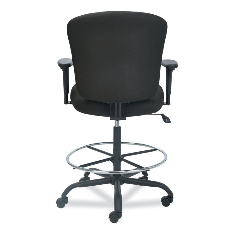 Alera Mota Series Big And Tall Stool, Supports Up To 450 Lb, 28.74" To 32.67" Seat Height, Black 6