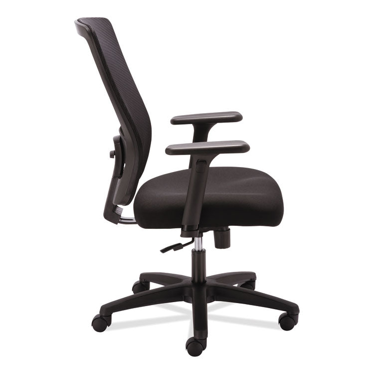 Alera Envy Series Mesh High-Back Swivel/tilt Chair, Supports Up To 250 Lb, 16.88" To 21.5" Seat Height, Black 9