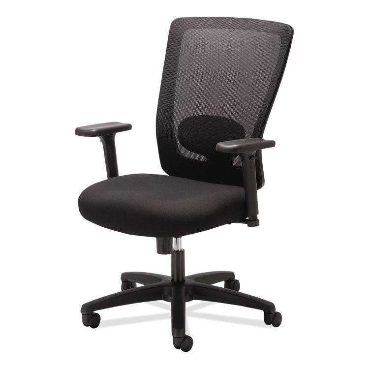 Alera Envy Series Mesh High-Back Swivel/tilt Chair, Supports Up To 250 Lb, 16.88" To 21.5" Seat Height, Black 10