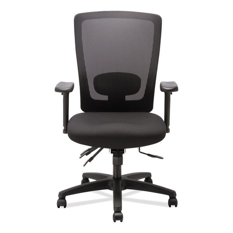 Alera Envy Series Mesh High-Back Multifunction Chair, Supports Up To 250 Lb, 16.88" To 21.5" Seat Height, Black 8