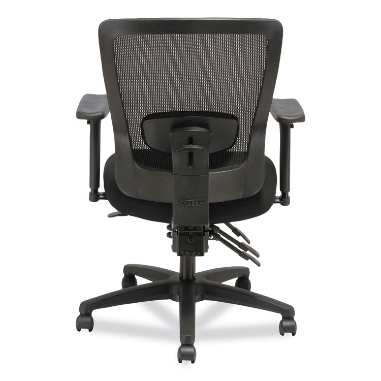 Alera Envy Series Mesh Mid-Back Multifunction Chair, Supports Up To 250 Lb, 17" To 21.5" Seat Height, Black 6