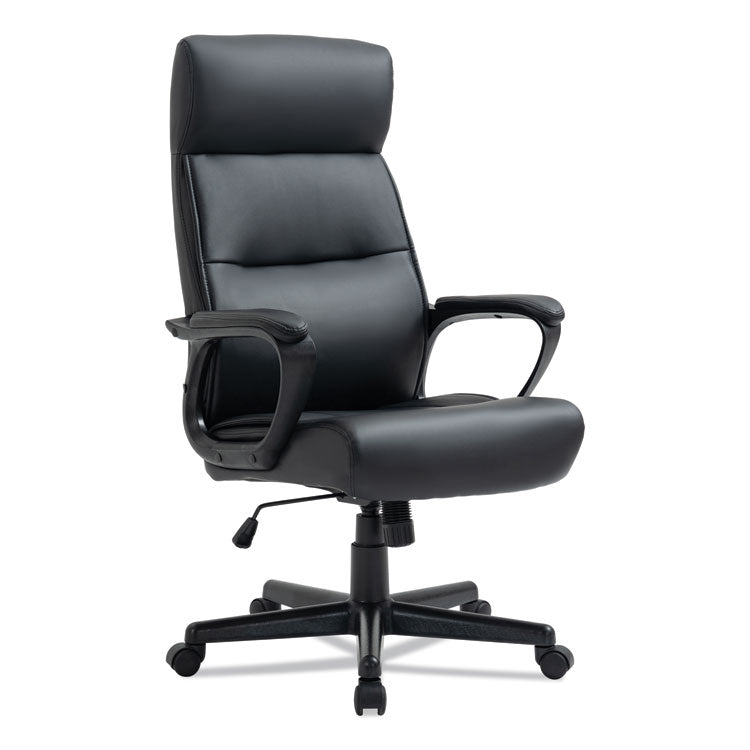 Alera Oxnam Series High-Back Task Chair, Supports Up to 275 lbs, 17.56" to 21.38" Seat Height, Black Seat/Back, Black Base 1