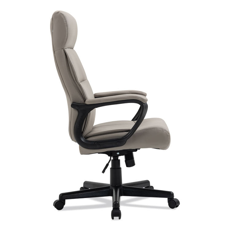 Alera Oxnam Series High-Back Task Chair, Supports Up to 275 lbs, 17.56" to 21.38" Seat Height, Tan Seat/Back, Black Base 9