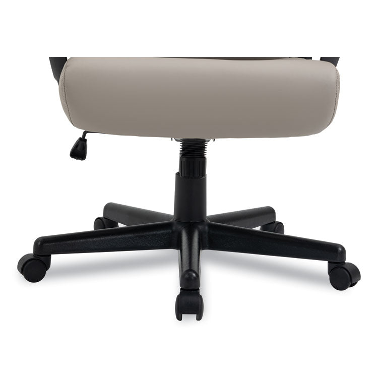 Alera Oxnam Series High-Back Task Chair, Supports Up to 275 lbs, 17.56" to 21.38" Seat Height, Tan Seat/Back, Black Base 4