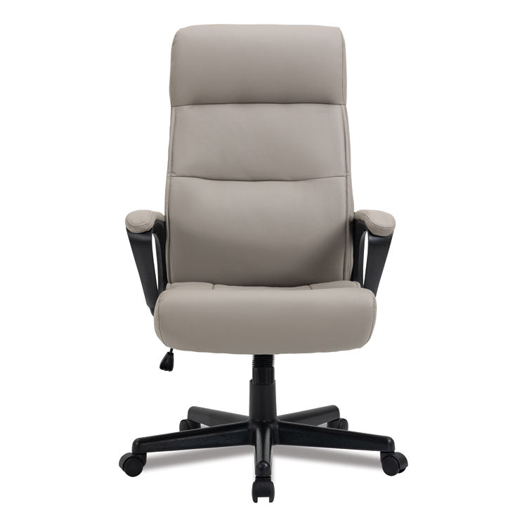 Alera Oxnam Series High-Back Task Chair, Supports Up to 275 lbs, 17.56" to 21.38" Seat Height, Tan Seat/Back, Black Base 2