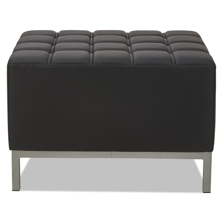 Alera Qub Series Ottoman, 26.38w X 21.5d X 17.5h, Black 2