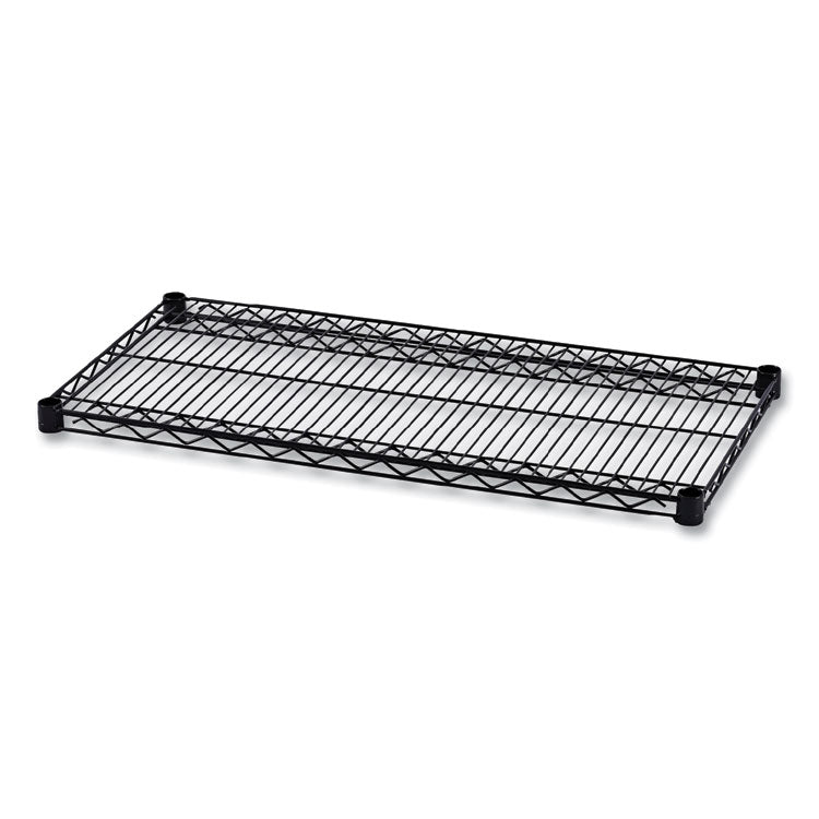 Industrial Wire Shelving Extra Wire Shelves, 36w X 18d, Black, 2 Shelves/carton 1