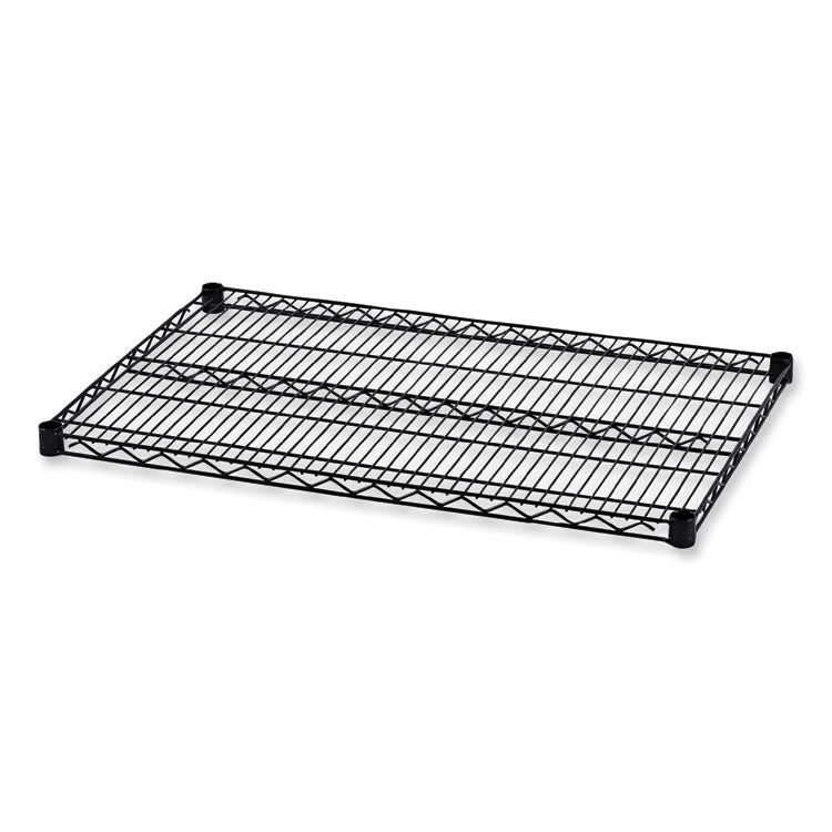 Industrial Wire Shelving Extra Wire Shelves, 36w X 24d, Black, 2 Shelves/carton 1