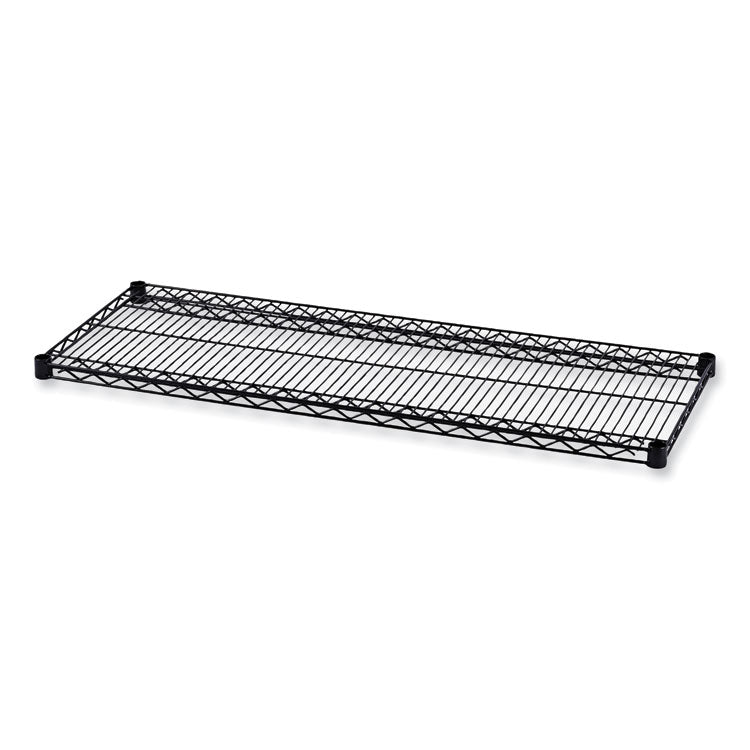 Industrial Wire Shelving Extra Wire Shelves, 48w X 18d, Black, 2 Shelves/carton 1