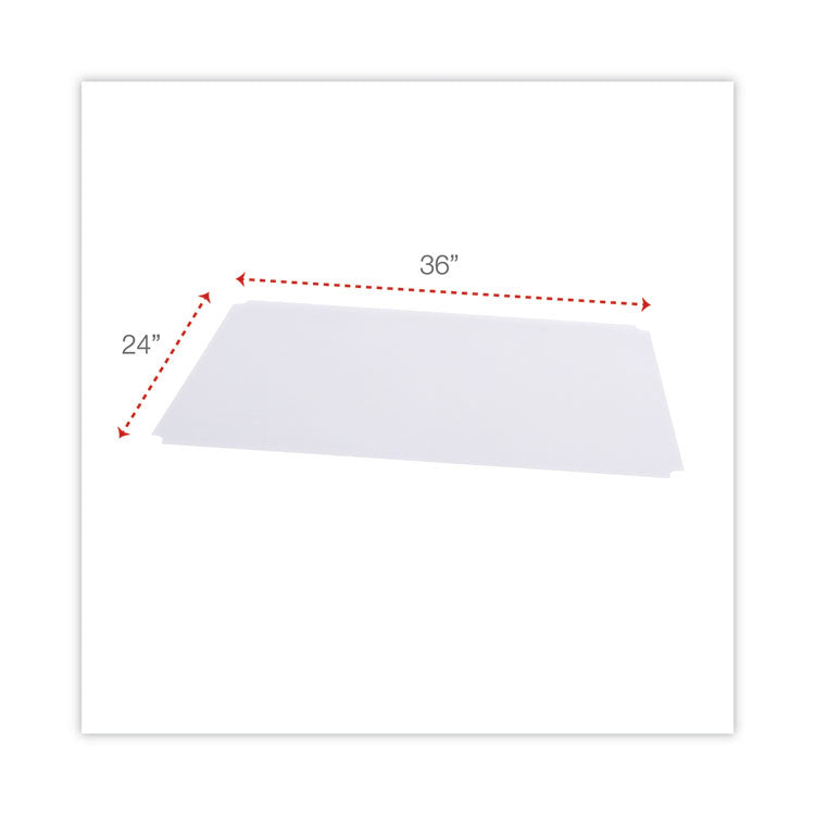 Shelf Liners For Wire Shelving, Clear Plastic, 36w X 24d, 4/pack 2