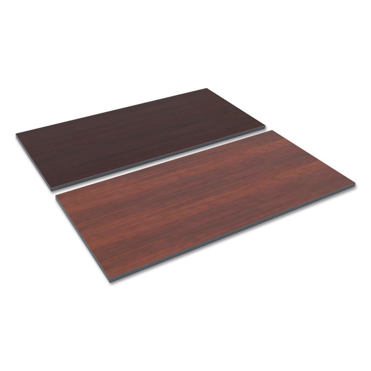 Reversible Laminate Table Top, Rectangular, 59.38w X 29.5,medium Cherry/mahogany 1