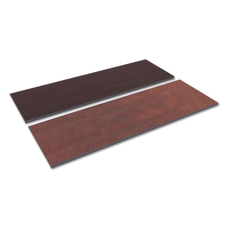 Reversible Laminate Table Top, Rectangular, 71.5w X 23.63,medium Cherry/mahogany 1