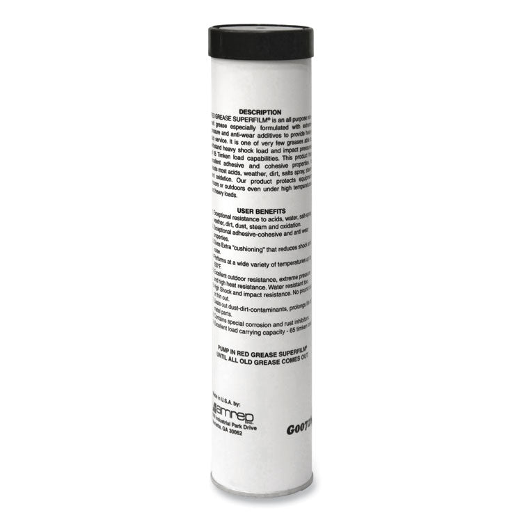 NLGI #2 Red Grease, 14 oz Tube, 48/Carton 2