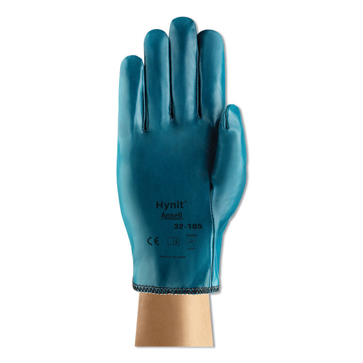 Hynit Nitrile Gloves, Blue, Size 7 1/2, Dozen 2