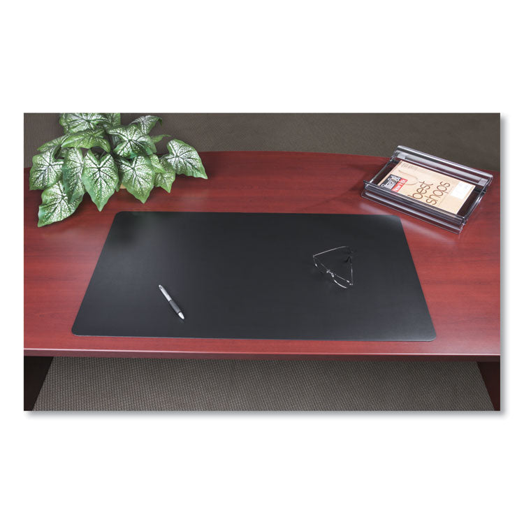 Rhinolin II Desk Pad with Antimicrobial Protection, 24 x 17, Black 2