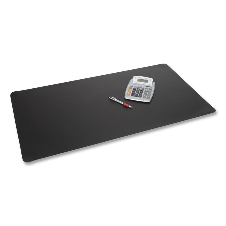 Rhinolin II Desk Pad with Antimicrobial Protection, 36 x 24, Black 5