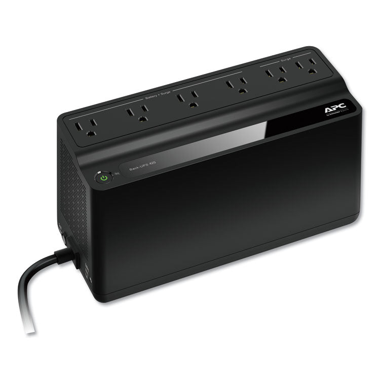 Smart-UPS 425 VA Battery Backup System, 6 Outlets, 120 VA, 180 J 2