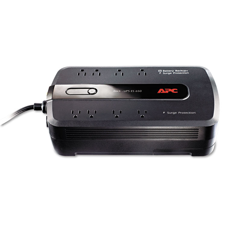 BE650G1 Back-UPS ES 650 Battery Backup System, 8 Outlets, 650 VA, 340 J 2