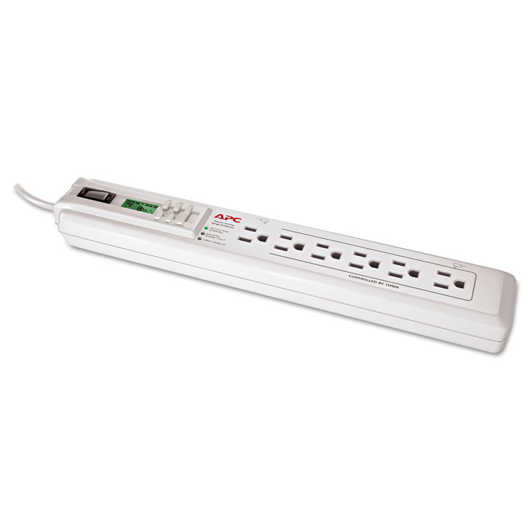 SurgeArrest Surge Protector, 6 AC Outlets, 3 ft, 1,020 J, White 1