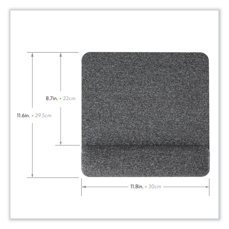 Premium Plush Mouse Pad, 11.8 X 11.6, Gray 5