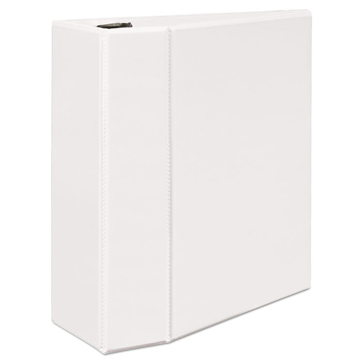 Durable View Binder With Durahinge And Ezd Rings, 3 Rings, 5" Capacity, 11 X 8.5, White, (9901) 1