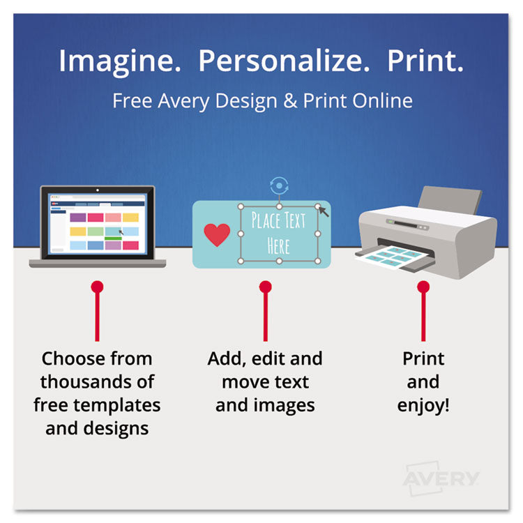 Print and Apply Index Maker Clear Label Dividers, Copiers, 5-Tab, 11 x 8.5, White, 5 Sets 3