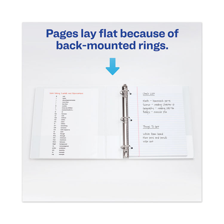 Touchguard Protection Heavy-Duty View Binders With Slant Rings, 3 Rings, 3" Capacity, 11 X 8.5, White 6