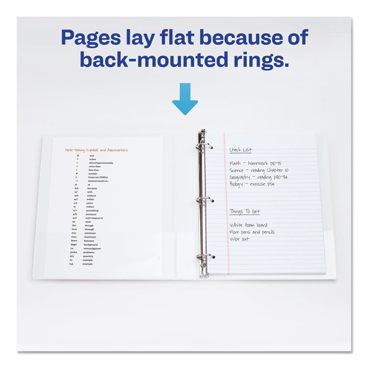 Durable View Binder With Durahinge And Slant Rings, 3 Rings, 1" Capacity, 11 X 8.5, White, 4/pack 7