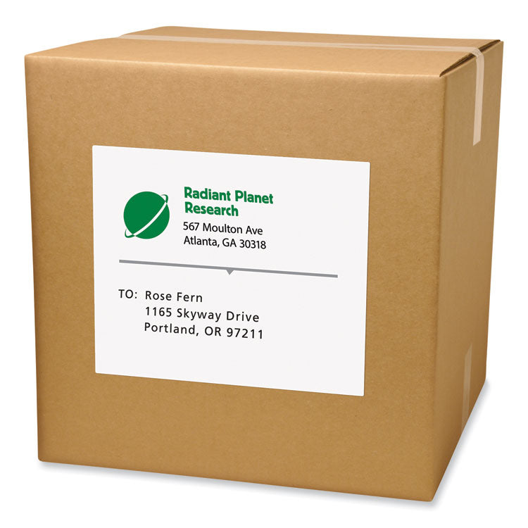 Labels, Laser Printers, 8.5 X 11, White, 100/box 2