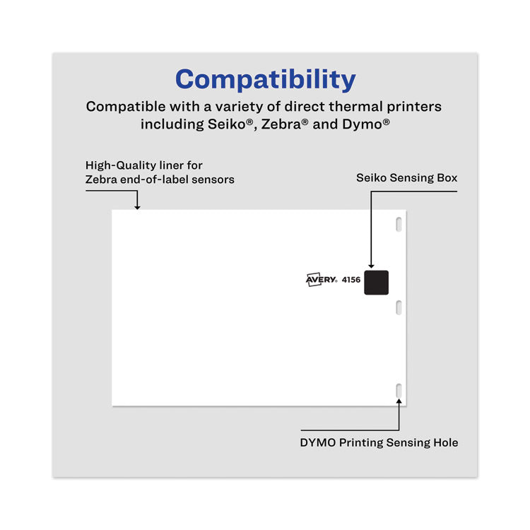 Multipurpose Thermal Labels, 4 X 6, White, 220/roll 2