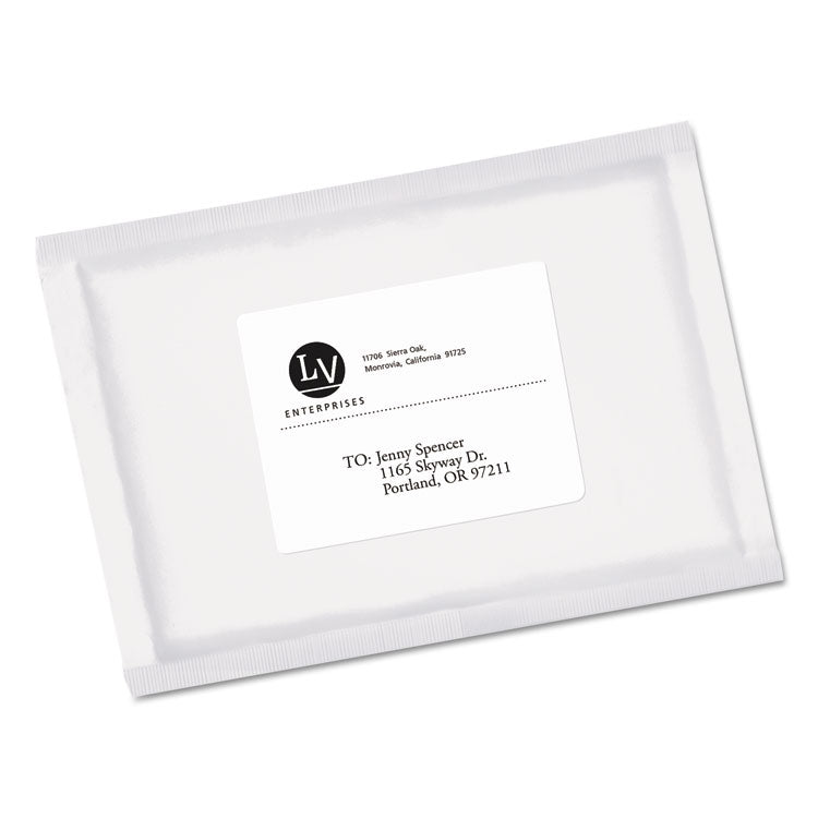 Ecofriendly Mailing Labels, Inkjet/laser Printers, 3.33 X 4, White, 6/sheet, 100 Sheets/pack 2