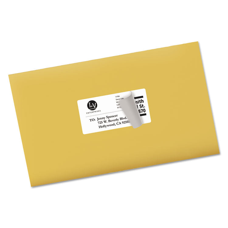 Shipping Labels W/ Trueblock Technology, Laser Printers, 2 X 4, White, 10/sheet, 100 Sheets/box 8