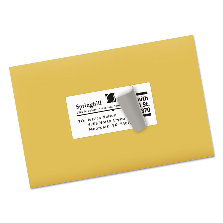 Shipping Labels W/ Trueblock Technology, Laser Printers, 2 X 4, White, 10/sheet, 250 Sheets/box 8