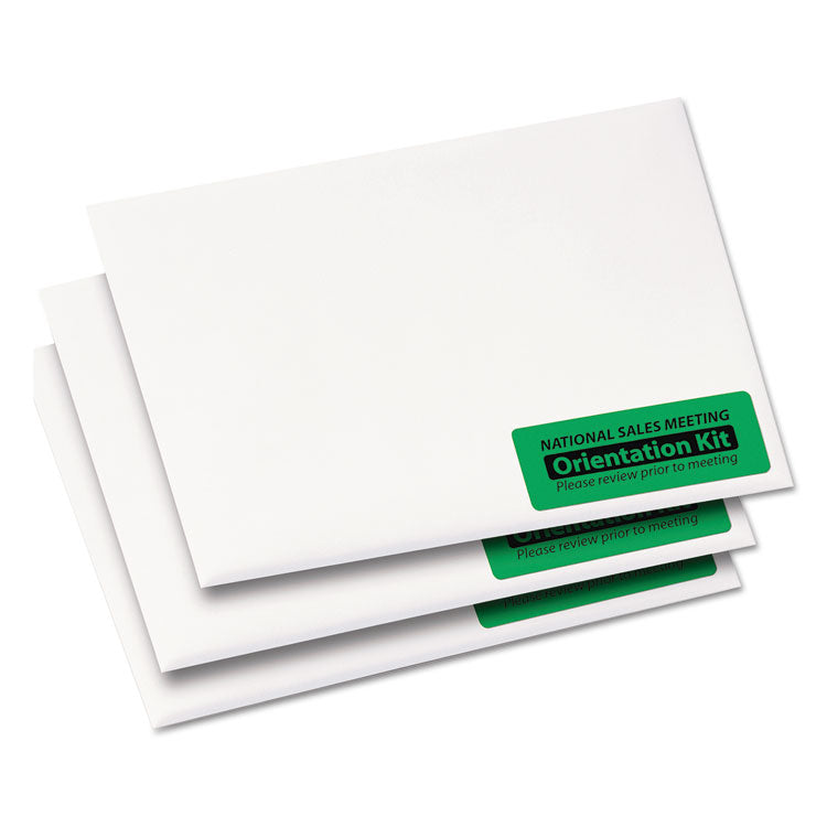 High-Visibility Permanent Laser ID Labels, 1 x 2.63, Neon Green, 750/Pack 7