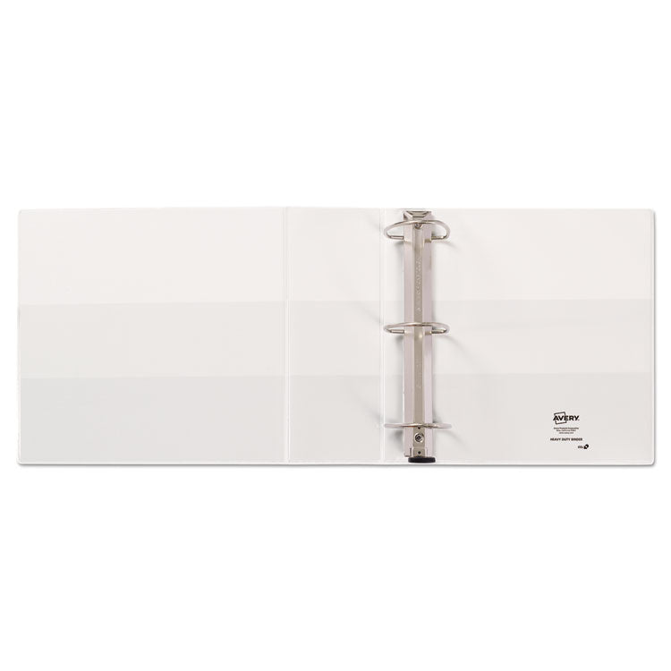 Heavy-Duty View Binder With Durahinge And Locking One Touch Ezd Rings, 3 Rings, 4" Capacity, 11 X 8.5, White 10