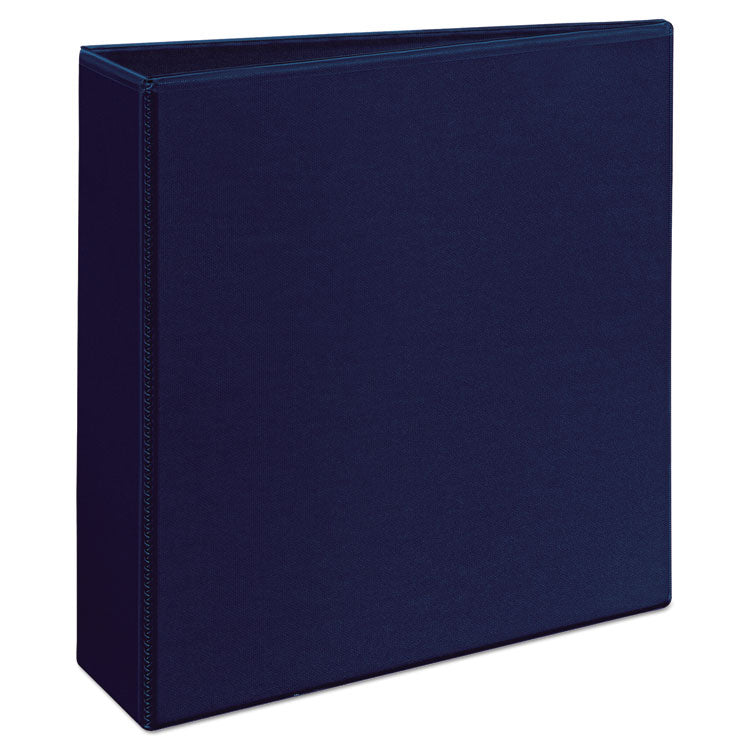 Heavy-Duty View Binder With Durahinge And Locking One Touch Ezd Rings, 3 Rings, 3" Capacity, 11 X 8.5, Navy Blue 9