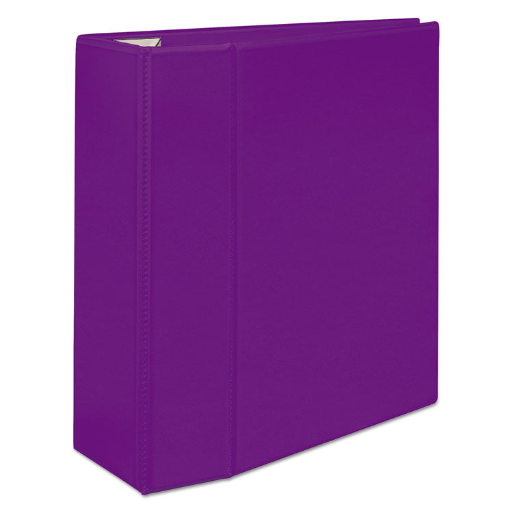 Heavy-Duty View Binder With Durahinge And Locking One Touch Ezd Rings, 3 Rings, 5" Capacity, 11 X 8.5, Purple 9