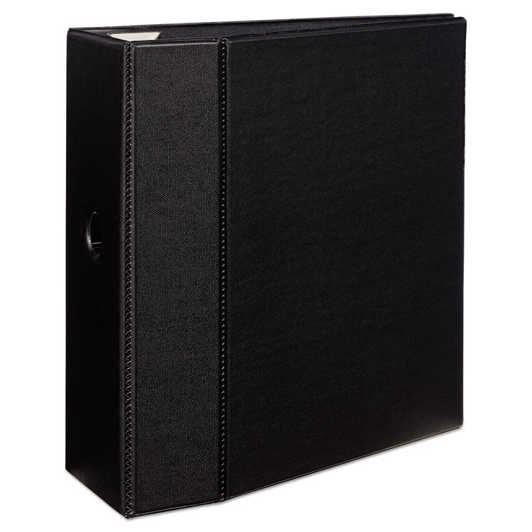 Heavy-Duty Non-View Binder With Durahinge, Locking One Touch Ezd Rings And Thumb Notch, 3 Rings, 5" Capacity, 11 X 8.5, Black 3