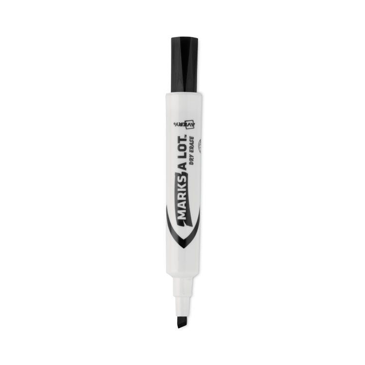 Marks A Lot Desk-Style Dry Erase Marker Value Pack, Broad Chisel Tip, Black, 36/pack (98207) 1