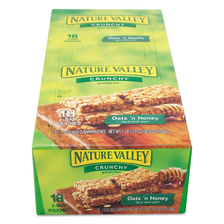 Granola Bars, Oats'n Honey Cereal, 1.5 Oz Bar, 18/box 3