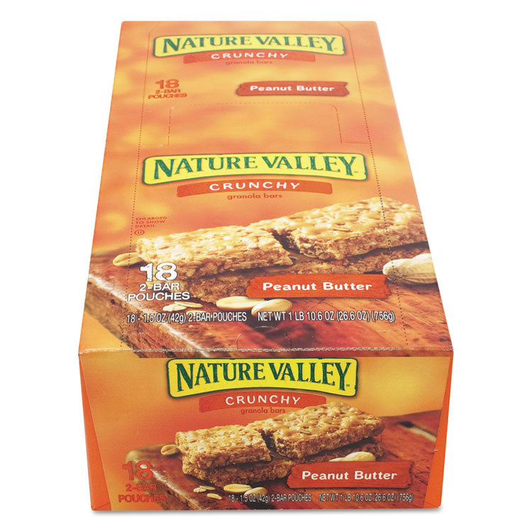 Granola Bars, Peanut Butter Cereal, 1.5 Oz Bar, 18/box 4