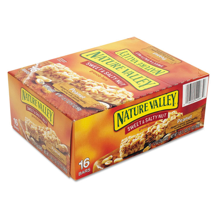 Granola Bars, Sweet And Salty Nut Peanut Cereal, 1.2 Oz Bar, 16/box 2