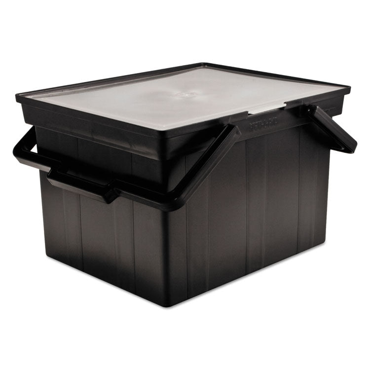 Companion Portable File, Letter/legal Files, 17" X 14" X 11", Black 2