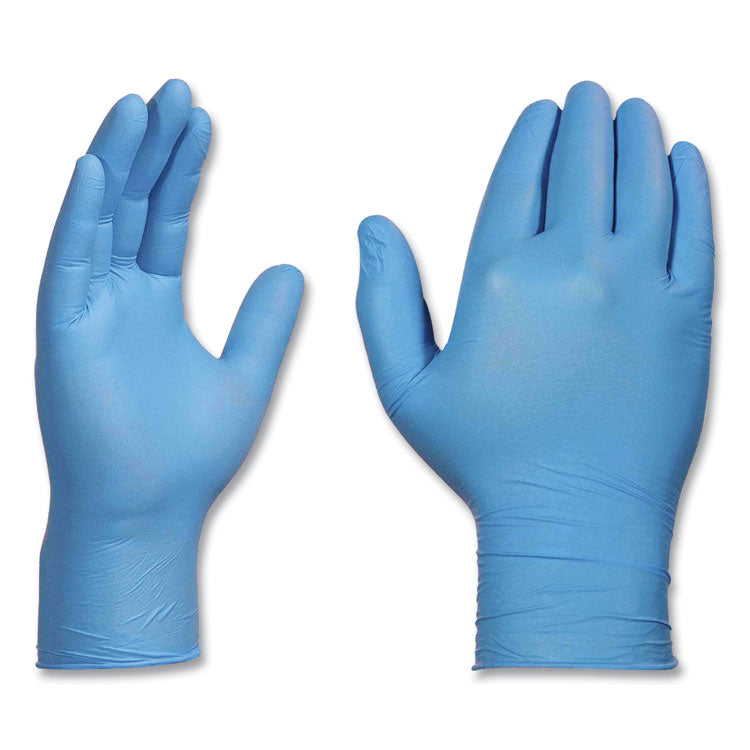 Nitrile Exam Gloves, Powder-Free, 3 mil, Large, Light Blue, 100/Box, 10 Boxes/Carton 2