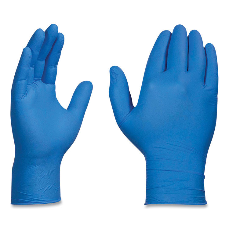 Industrial Nitrile Gloves, Powder-Free, 3 mil, Small, Blue, 100/Box, 10 Boxes/Carton 2