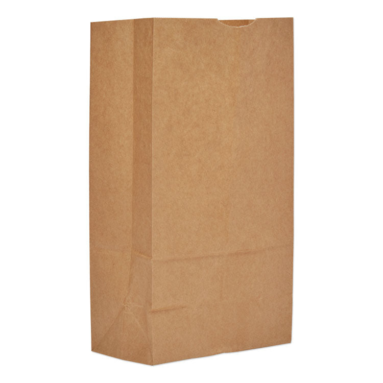 Grocery Paper Bags, #12, 7" x 4.38" x 13.75", Kraft, 500 Bags 1