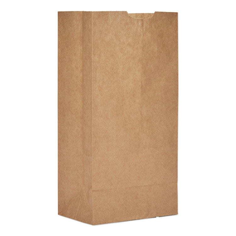 Grocery Paper Bags, 50 lb Capacity, #4, 5" x 3.13" x 9.75", Kraft, 500 Bags 1